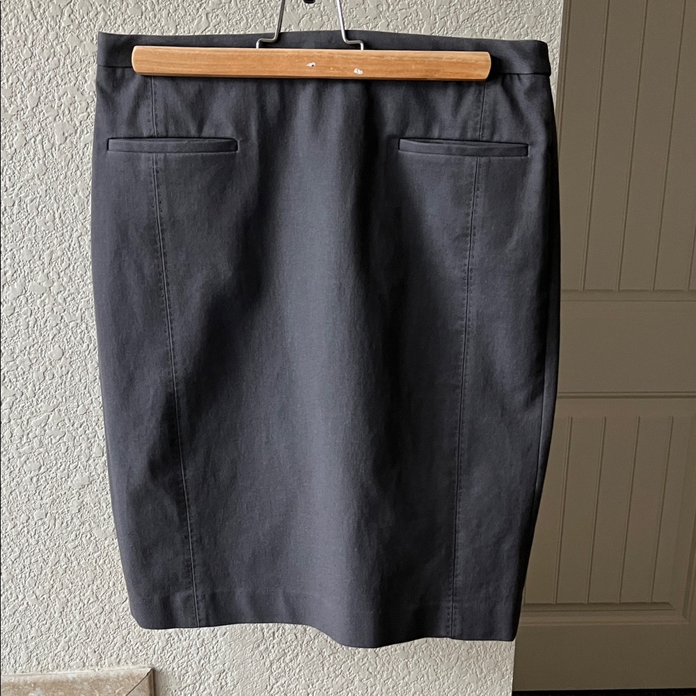 Banana Republic Dark Gray Pencil Skirt